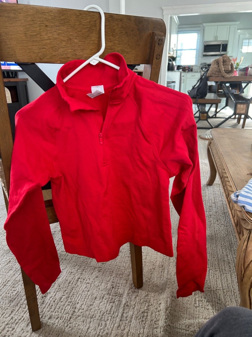 all in motion Red Kids Quarter-Zip Pullover Hoodie